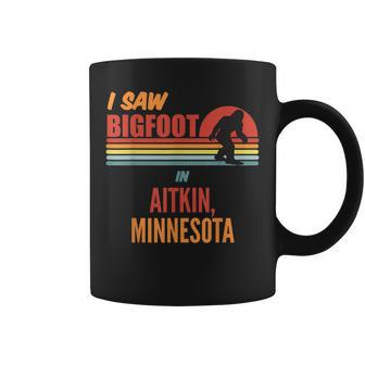 Bigfoot Lives In Aitkin Minnesota Coffee Mug | Mazezy