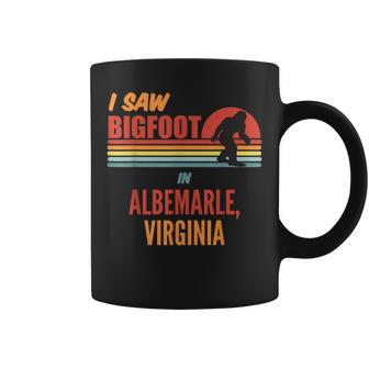 Bigfoot Lives In Albemarle Virginia Coffee Mug | Mazezy