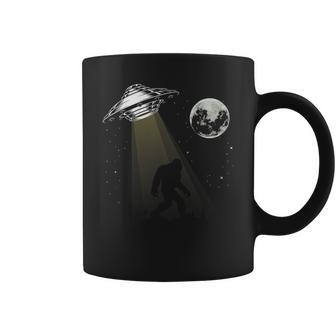 Bigfoot Ufo Sasquatch Alien Spaceship Bigfoot Lovers Coffee Mug | Mazezy