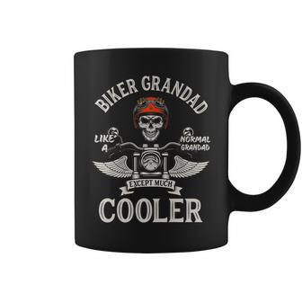 Biker Grandpa - Motorbike Grandad Biker Grandad Coffee Mug | Mazezy AU