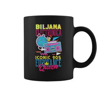 Biljana Electronica Iconic 90S Eurodance Queen Coffee Mug | Mazezy