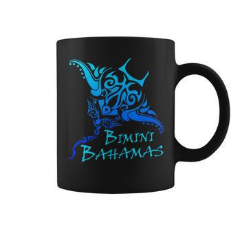 Bimini Bahamas Vintage Retro Tribal Stingray Vacation Coffee Mug | Mazezy
