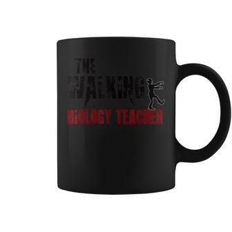 Biology Teacher Walking Biological School Tutor Coffee Mug | Mazezy