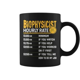 Biophysicist Hourly Rate Biophysicist Lover Coffee Mug | Mazezy