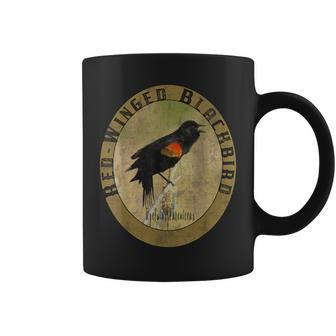 Birdwatcher Birder Nature Lover Red Winged Blackbird Coffee Mug | Mazezy