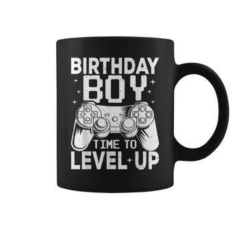Birthday Boy Time To Level Up Kids Party Gift Video Gaming Coffee Mug | Mazezy DE