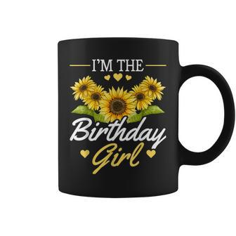 Birthday Girls Sunflower Girl Flower Coffee Mug - Seseable