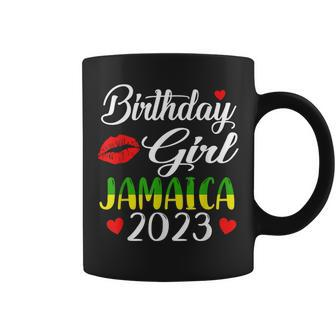 Birthday Jamaica Girl Lips 30Th 50Th Party Matching 2023 Coffee Mug - Monsterry AU