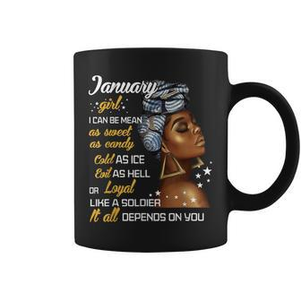 Birthday January Girl Capricorn Aquarius Zodiac Women Coffee Mug | Mazezy