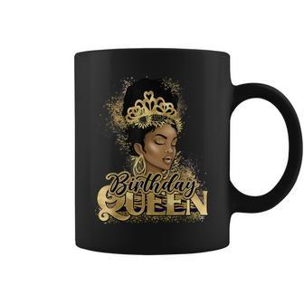 Birthday Queen African American Black Woman Funny Birthday Gifts Coffee Mug | Mazezy