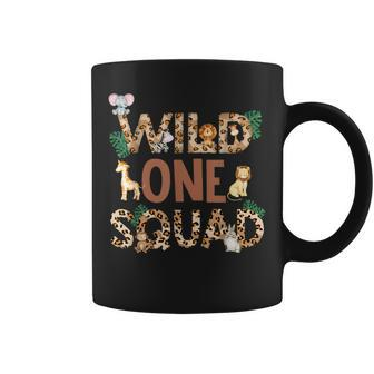 Birthday Squad Wild One Animal Safari 1St Birthday Coffee Mug - Monsterry DE