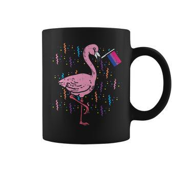 Bisexual Flag Flamingo Lgbt Bi Pride Stuff Animal Coffee Mug | Mazezy