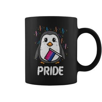 Bisexual Flag Penguin Lgbt Bi Pride Stuff Animal Coffee Mug | Mazezy