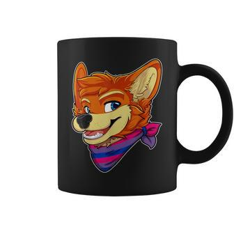Bisexual Fursona Furry Fox Gay Rights Pride Week Coffee Mug | Mazezy