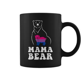 Bisexual Pride Flag Bi Lgbtq Mom Mama Bear Mothers Day Coffee Mug | Mazezy