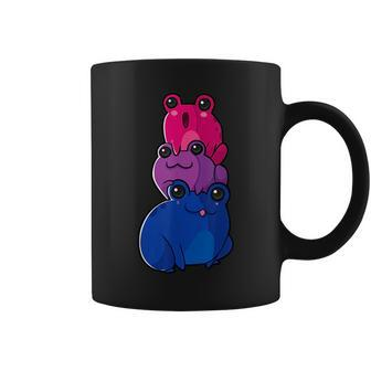 Bisexual Pride Flag Color Lgbtq Rainbow Frogs Subtle Bi Coffee Mug | Mazezy
