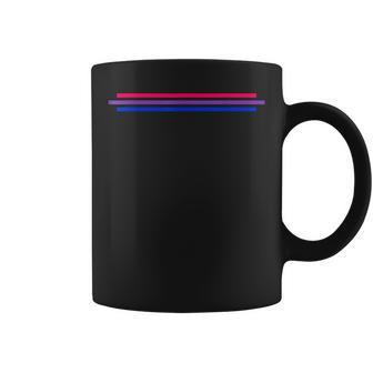 Bisexuality Pride Bisexual Rainbow Flag Stripes Bi Lgbt Ally Coffee Mug | Mazezy