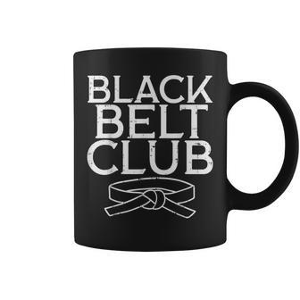 Black Belt Club Cool Karate Taekwondo Kung Fu Jiu Jitsu Coffee Mug | Mazezy