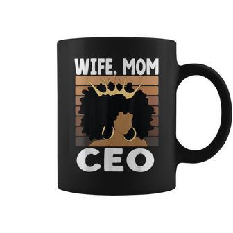 Black Business Month Womens Wife Mom Ceo Melanin Gifts For Mom Funny Gifts Coffee Mug | Mazezy
