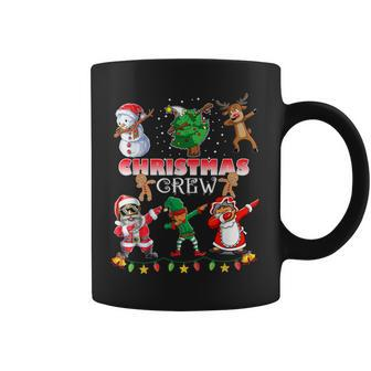 Black Cool Santa Claus African American Christmas Crew Dabs Coffee Mug | Mazezy
