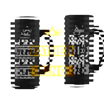 Black Father Black King African American Dad Fathers Day Coffee Mug | Mazezy