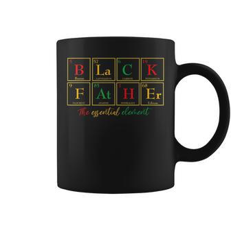 Black Father Essential Element Fathers Day Junenth Dad Coffee Mug | Mazezy