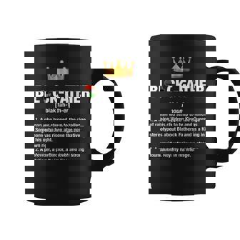 Black Father Noun Father Day African American Dad Coffee Mug | Mazezy