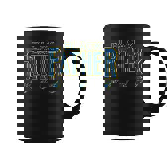 Black Father Panther Fathers Day African American Dad Coffee Mug | Mazezy