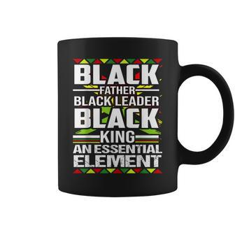 Black Father The Essential Element Funny Fathers Day Coffee Mug | Mazezy
