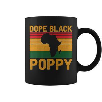 Black Pride Poppy Black History Month Dope Black Poppy Coffee Mug | Mazezy