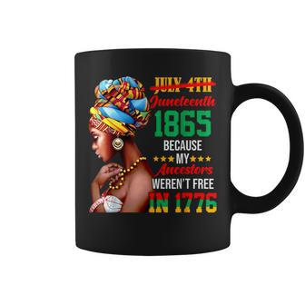Black Queen Junenth 1865 Freedom African American Womens Coffee Mug - Thegiftio UK