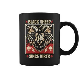 Black Sheep Since Birth Desert Bighorn Sheep Ram Lamb Animal Coffee Mug | Mazezy
