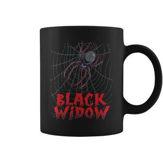 Black Widow Spider Scary Creepy Halloween Costume Halloween Funny Gifts Coffee Mug | Mazezy