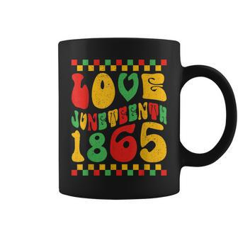 Black Women Men Free Ish Since 1865 I Love Junenth Coffee Mug | Mazezy