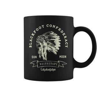 Blackfoot Confederacy American Indian Pride Chief Respect Coffee Mug | Mazezy