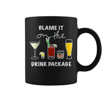 Blame It On The Drink Package IT Funny Gifts Coffee Mug | Mazezy