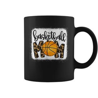 Bleached Basketball Mom Messy Bun Player Mom Game Day Vibes Coffee Mug - Monsterry UK