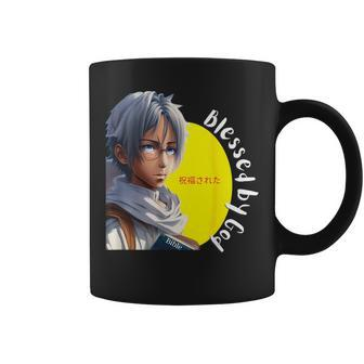 Bless By God Anime Sun Coffee Mug - Monsterry