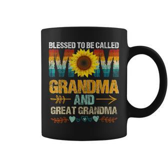 Blessed To Be Called Mom Grandma Great Grandma Mothers Day Coffee Mug - Seseable