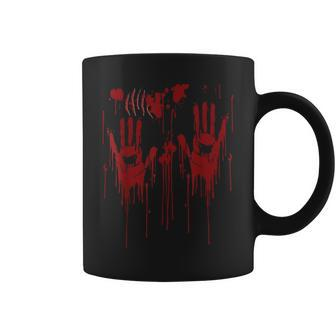 Blood Splatter Costume Gag Fancy Dress Scary Halloween Coffee Mug | Mazezy