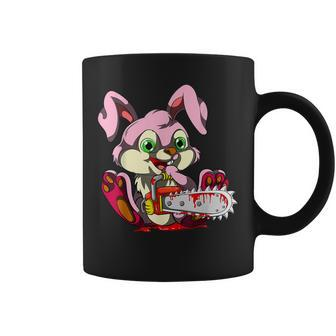 Bloody Chainsaw Bunny Halloween Horror Rabbit Halloween Coffee Mug | Mazezy