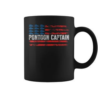 Boating Pontoon Captain 4Th Of July Pontoon Boat Boating Funny Gifts Coffee Mug | Mazezy