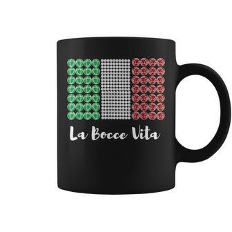 Bocce Ball Game Italy Flag Italian Gifts Coffee Mug | Mazezy