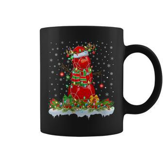 Bocce Ball Snowman Xmas Lighting Santa Bocce Ball Christmas Coffee Mug | Mazezy