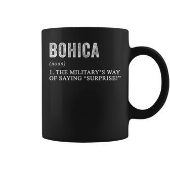 Bohica Definition Funny Phonetic Alphabet Military Humor Coffee Mug | Mazezy