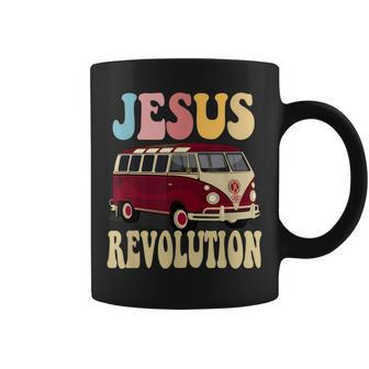Boho Jesus-Revolution Christian Faith Based Jesus Costume Faith Funny Gifts Coffee Mug | Mazezy UK