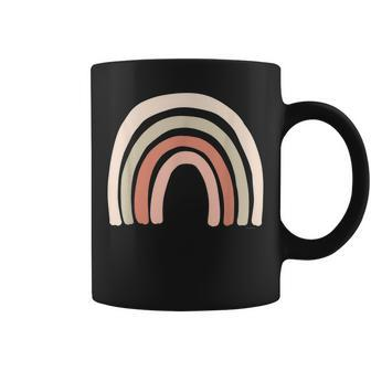 Boho Rainbow Scandinavian Minimalist Modern Simple Nature Gift For Women Coffee Mug - Thegiftio UK
