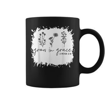 Boho Style Grow In Grace Succulent Plant Faith Christian Faith Funny Gifts Coffee Mug | Mazezy