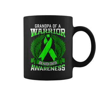Bone Marrow Donation Awareness Grandpa Support Ribbon Coffee Mug | Mazezy