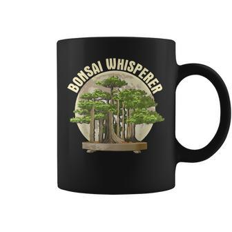 Bonsai Whisperer Retro Gardener Nature Bonsai Tree Lover Coffee Mug | Mazezy
